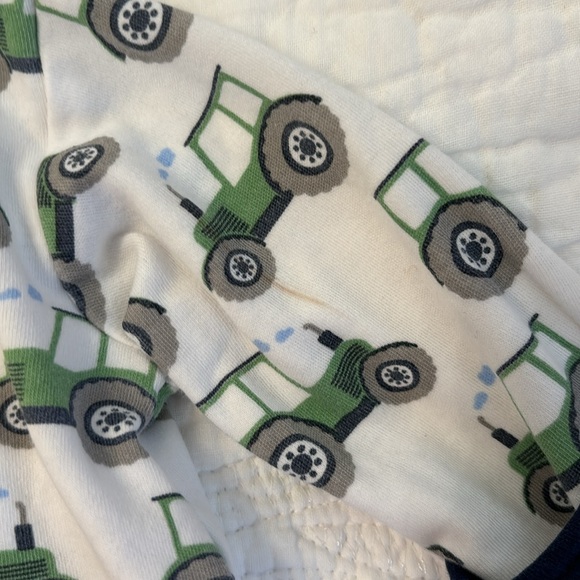 Magnolia Baby Tractor Newborn Gown - Picture 3 of 3